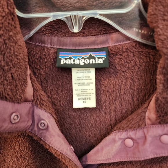 Patagonia Women's Re-Tool Snap-T Pullover XS in Dark Ruby EUC - Picture 5 of 5